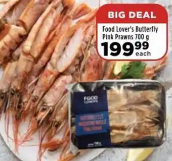 Food Lover's Market Food Lover's Butterfly Pink Prawns 700g offer