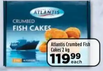 Food Lover's Market Atlantis Crumbed Fish Cakes 2kg offer