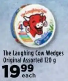 The Laughing Cow Wedges Original Assorted 120g