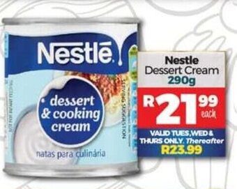 Take 'n Pay Nestle Dessert Cream 290g offer