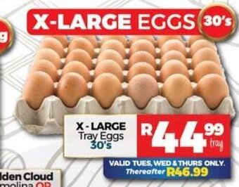 Take 'n Pay X-Large Tray Eggs 30's offer