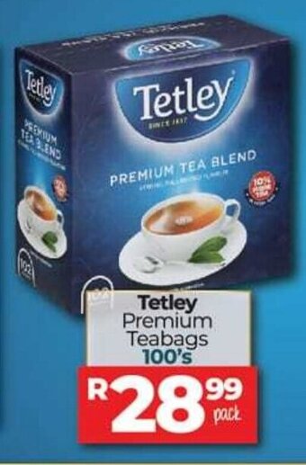 Take 'n Pay Tetley Premium Teabags 100's offer