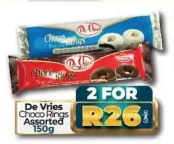 Take 'n Pay De Vries Choco Rings Assorted 150g offer