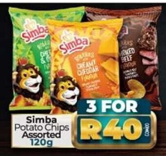 Take 'n Pay Simba Potato Chips Assorted 120g offer