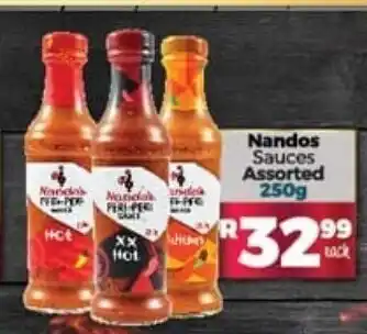 Take 'n Pay Nandos Sauces Assorted 250g offer