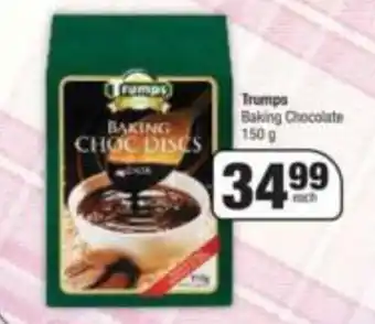 Trumps Baking Chocolate 150g