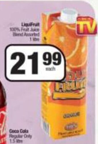 Spar Liquifruit 100% Fruit Juice Blend Assorted 1 Litre offer