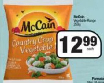 Spar McCain Vegetable Range 250g offer