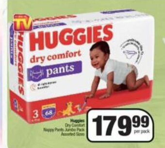Spar Huggies Dry Comfort offer