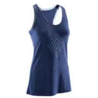 Decathlon Women’s stretch climbing tank top - colour blue offer