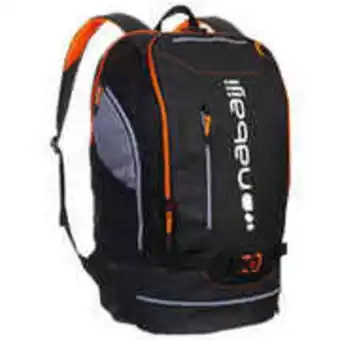 Swimming backpack 900 40 l - black neon orange