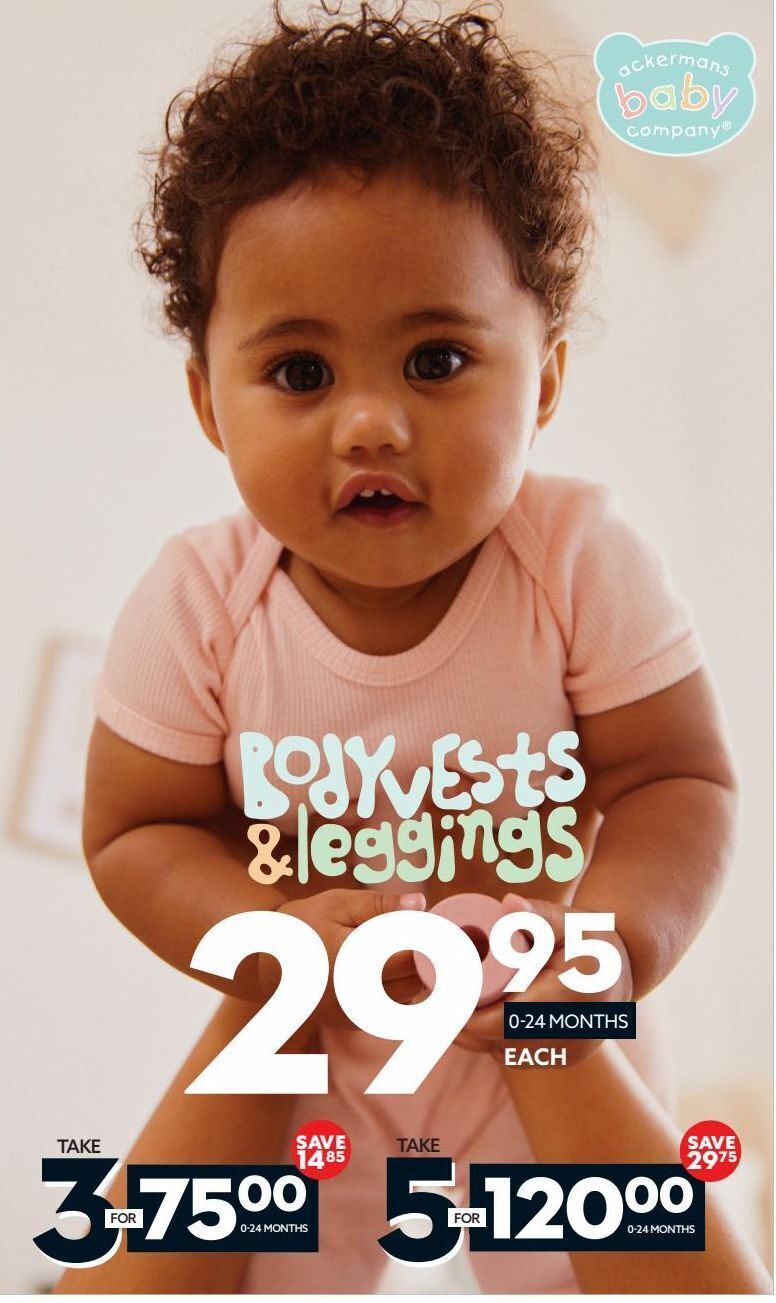 Babygrow offer at Ackermans