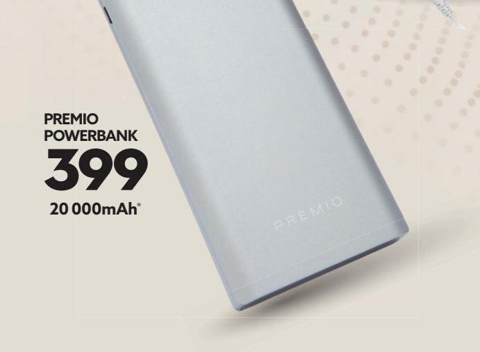 Powerbank offer at Ackermans