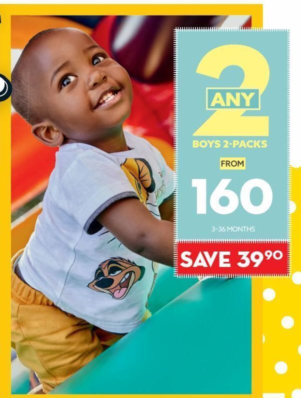 Baby clothes offer at Ackermans