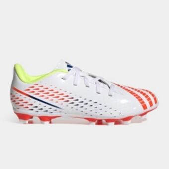 Junior adidas predator edge.4 fg white boots