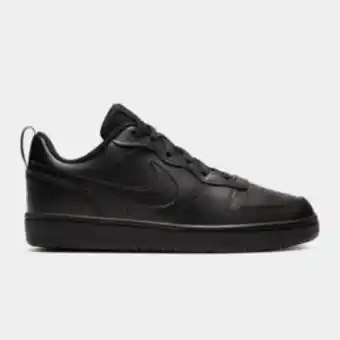 Totalsports Junior grade school nike court borough low 2 black shoes offer