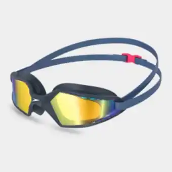 Speedo hydropulse mirror navy/grey/blue goggles