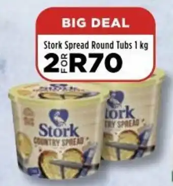 Food Lover's Market Stork Spread Round Tubs 2 x 1kg offer