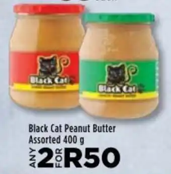 Food Lover's Market Black Cat Peanut Butter assorted 2 x 400g offer