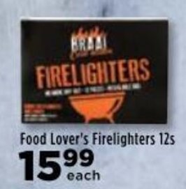 Food Lover's Market Food Lover's Firelighters 12s offer