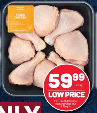 Pick n Pay PnP Fresh Chicken 4 Drumsticks and 4 Thighs per kg offer