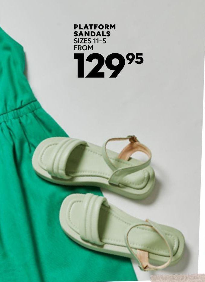 Sandals offer at Ackermans