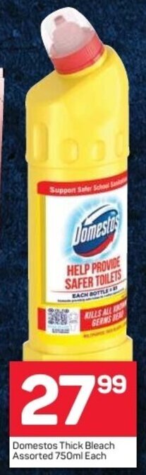 Domestos Thick Bleach assorted 750ml