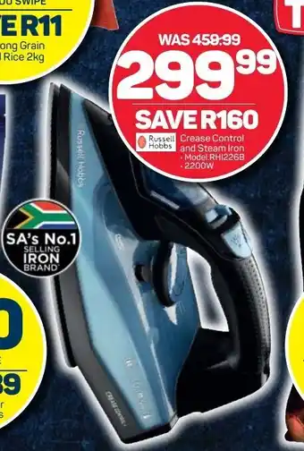 Pick n Pay Russell Hobbs Steam Iron 2200W offer