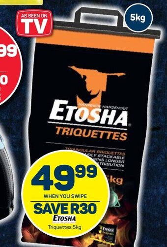 Pick n Pay Etosha Triquettes 5kg offer