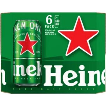 Checkers Liquor Shop Heineken premium lager beer cans 6 x 440ml offer