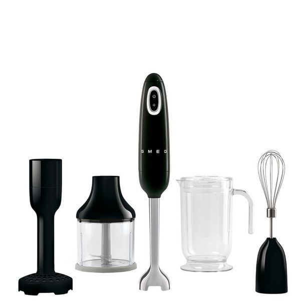 Smeg retro stick blender set black offer at HomeChoice