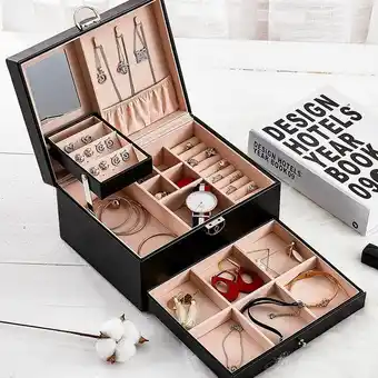 OneDayOnly Jewellery storage organizer with pull-out drawer offer