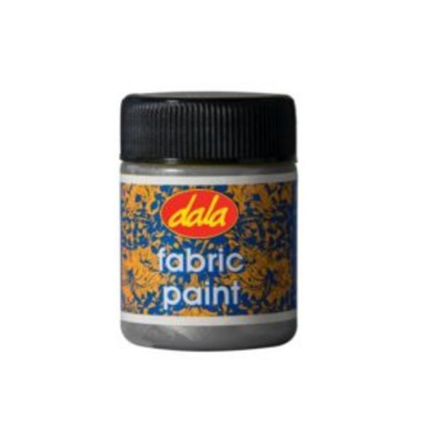 Dala fabric paint 50ml metallic silver offer at CNA