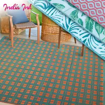 OneDayOnly Small, medium or large polypropylene indoor/outdoor rug offer