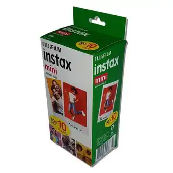 Fujifilm instax film mini ten pack (100 sheets) white