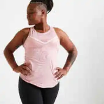 Decathlon Long fitness tank top offer