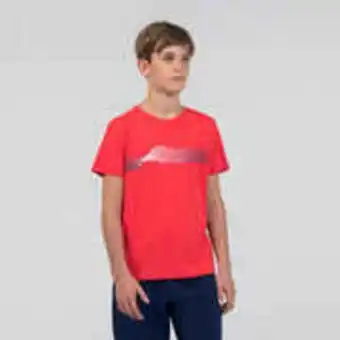 Decathlon At300 kiprun track kid's running and athletics t-shirt red offer