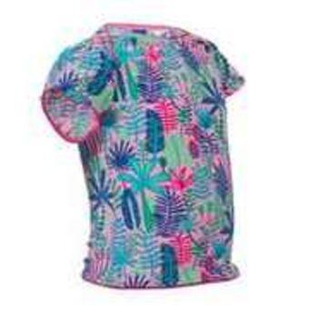 Baby girls' tankini swimsuit top - jungle print
