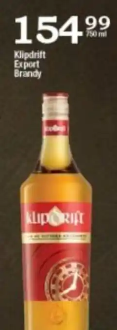 Oxford Freshmarket Klipdrift Export Brandy 750 ml offer