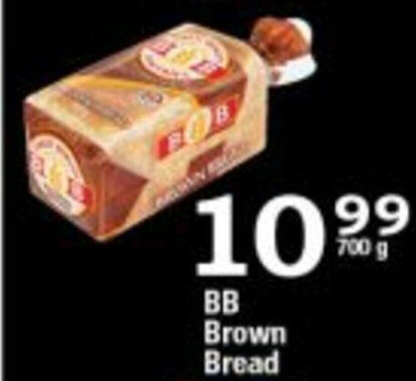 Bb Brown Bread 700g Offer At Oxford Freshmarket