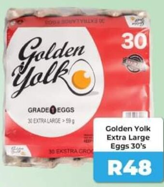 1UP Golden Yolk Extra Large Eggs 30's offer
