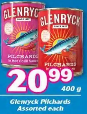 Cambridge Food Glenryck Pilchards Assorted each offer