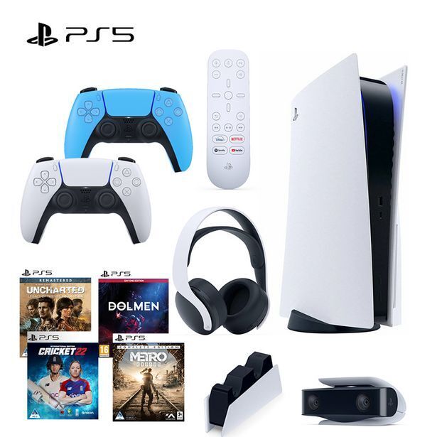 Ps5 bundle with 4 games and accessories offer at OneDayOnly