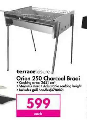 Makro Terrace Leisure Orion 250 Charcoal Braai offer