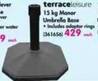 Makro Terrace Leisure 15kg Manor Umbrella Base offer
