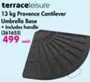 Makro Terrace Leisure 13kg Provence Cantilever Umbrella Base offer