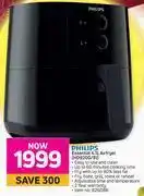 Game Philips essential 4.1l airfryer hd9200/91 offer