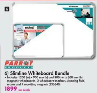 Makro Parrot Slimline Whiteboard Bundle - 236340 offer