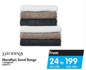 Glodina Marathon Towel Range Face Cloth