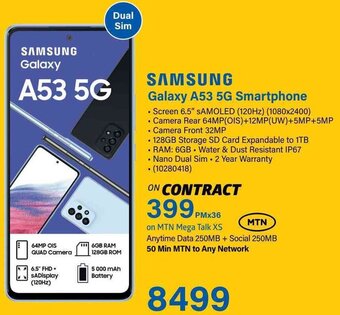 Incredible Connection Samsung Galaxy A53 5G Smartphone offer